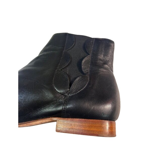Loeffler Randall Indie Bootie Retail $395 Black Leather 8.5 B - Picture 5 of 6